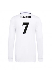 Real Madrid Eden Hazard #7 Fotballdrakt Hjemme Klær 2022-23 Lange ermer